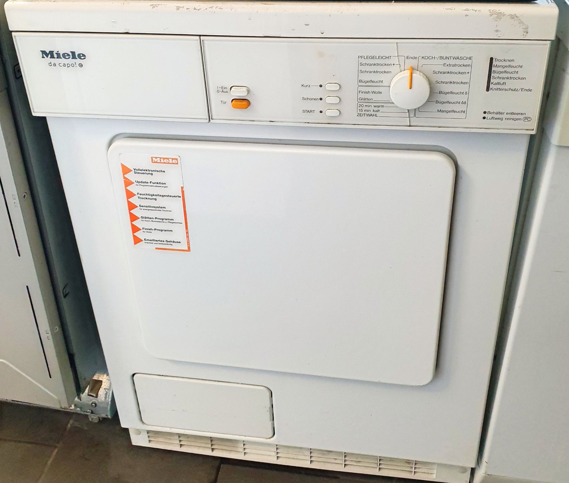 Trockner Miele Kondenstrockner Da Capo C 5kg