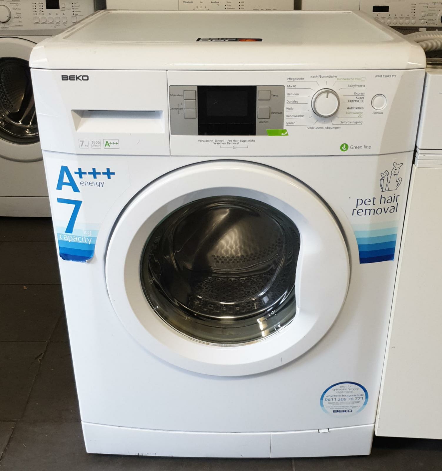 Waschmaschine Beko WMB 71643 PTE Green Line