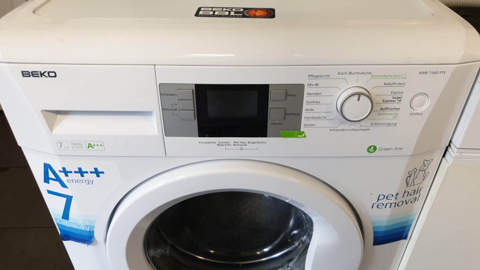 Waschmaschine Beko WMB 71643 PTE Green Line