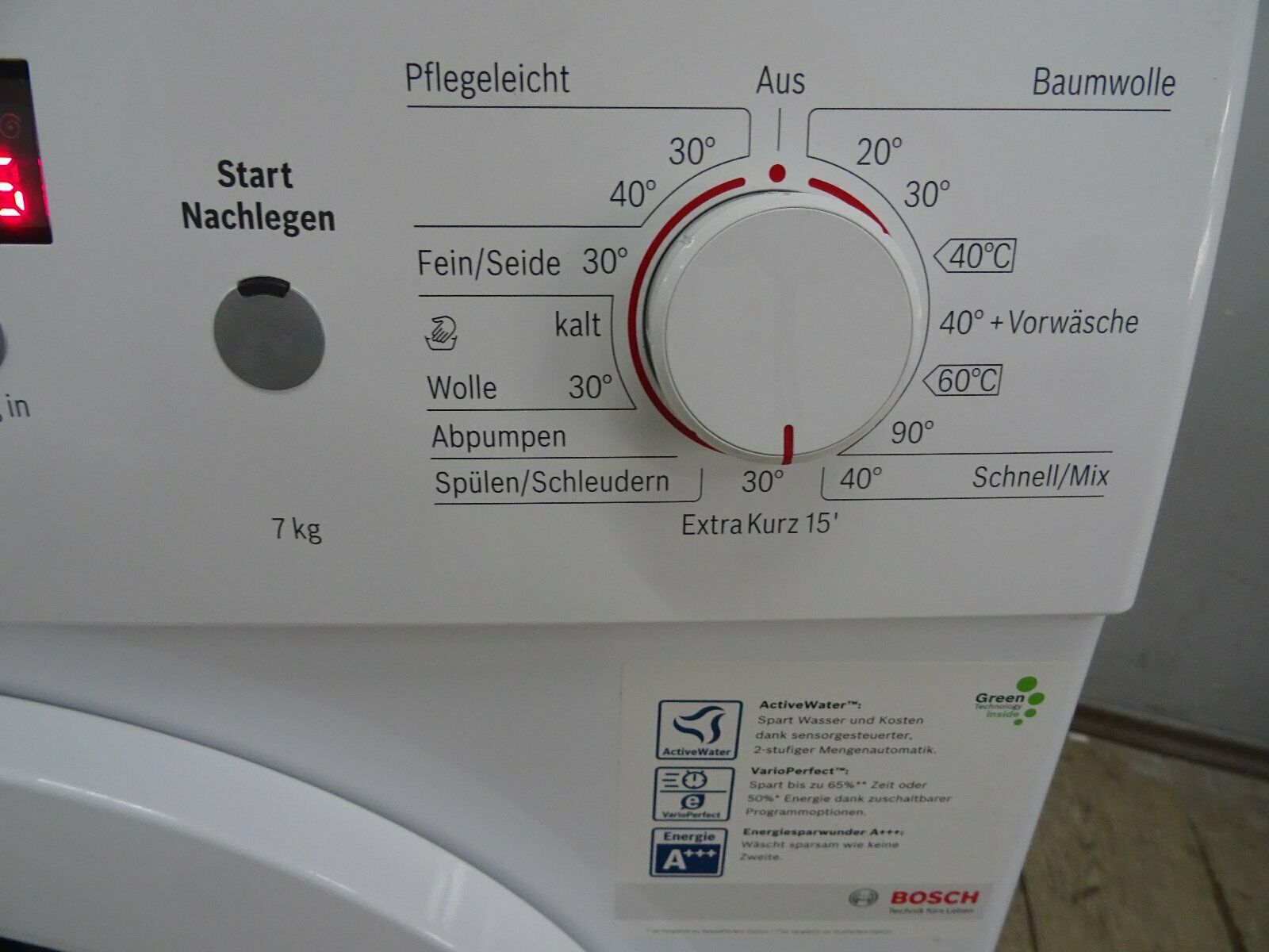 Bosch Maxx 7 EcoEdition Waschmaschine, bereitgestellt mit kostenlosem Liefer- und Anschlussservice.