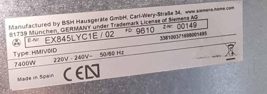 Siemens EX845LYC1E iQ700 Induktionskochfeld – modernes Design trifft auf fortschrittliche Kochtechnologie.